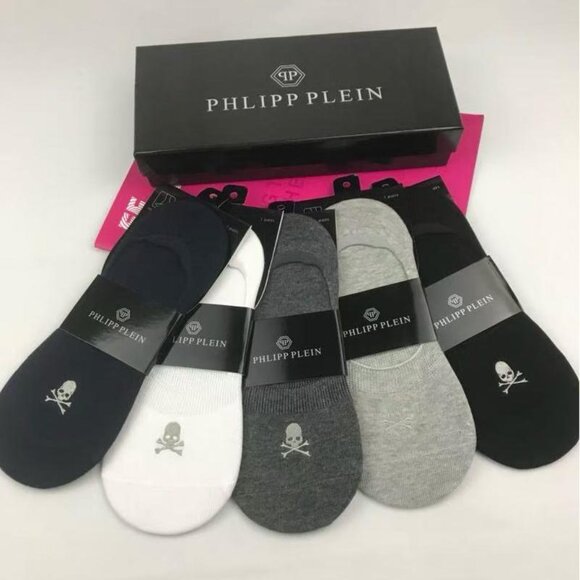 Phlipp Plein Other - Phlipp Plein Classic Skull Unisex Invisible Socks